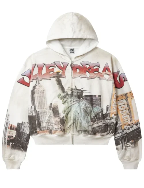 Vale Forever NYC ZIP UP [WHITE]